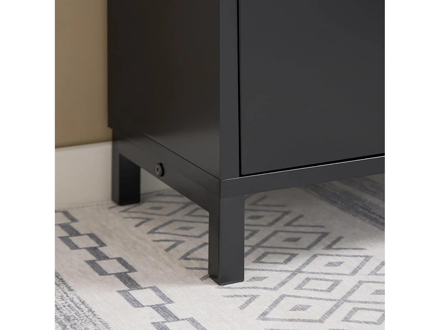 SoBuy Armário de sapatos com prateleira, banco, Banco com sapateira FSR151-K-SCH