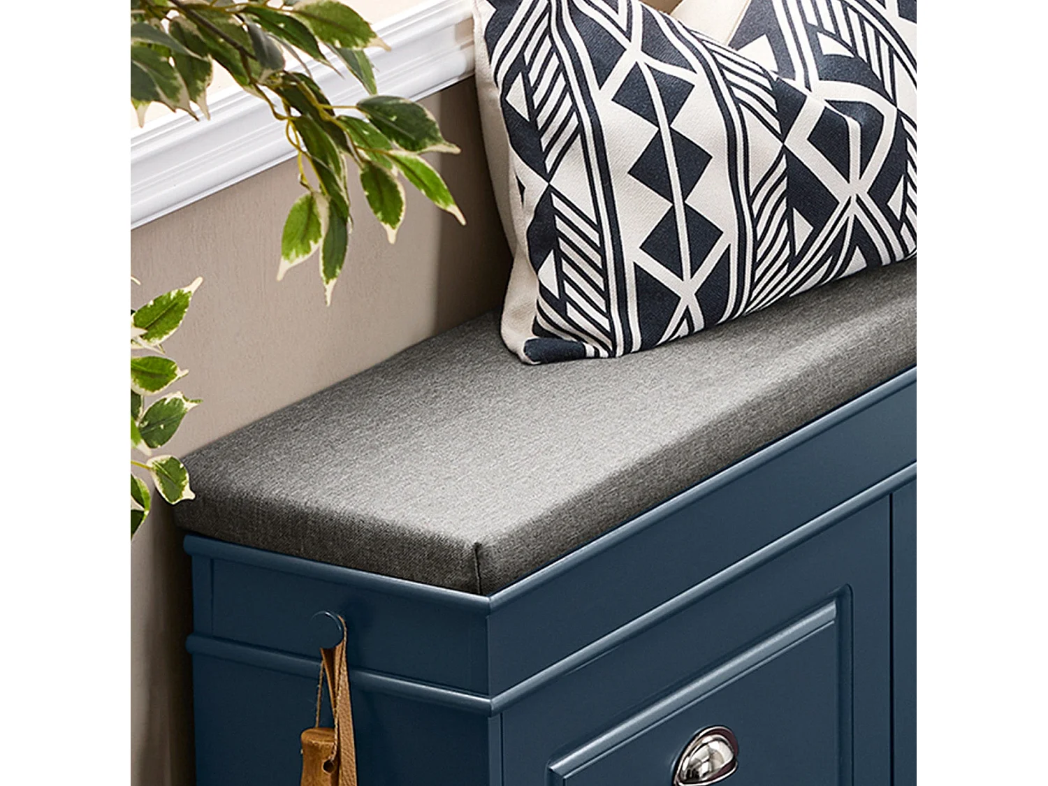 SoBuy Armário de sapatos com prateleira, banco, Banco com sapateira FSR64-B