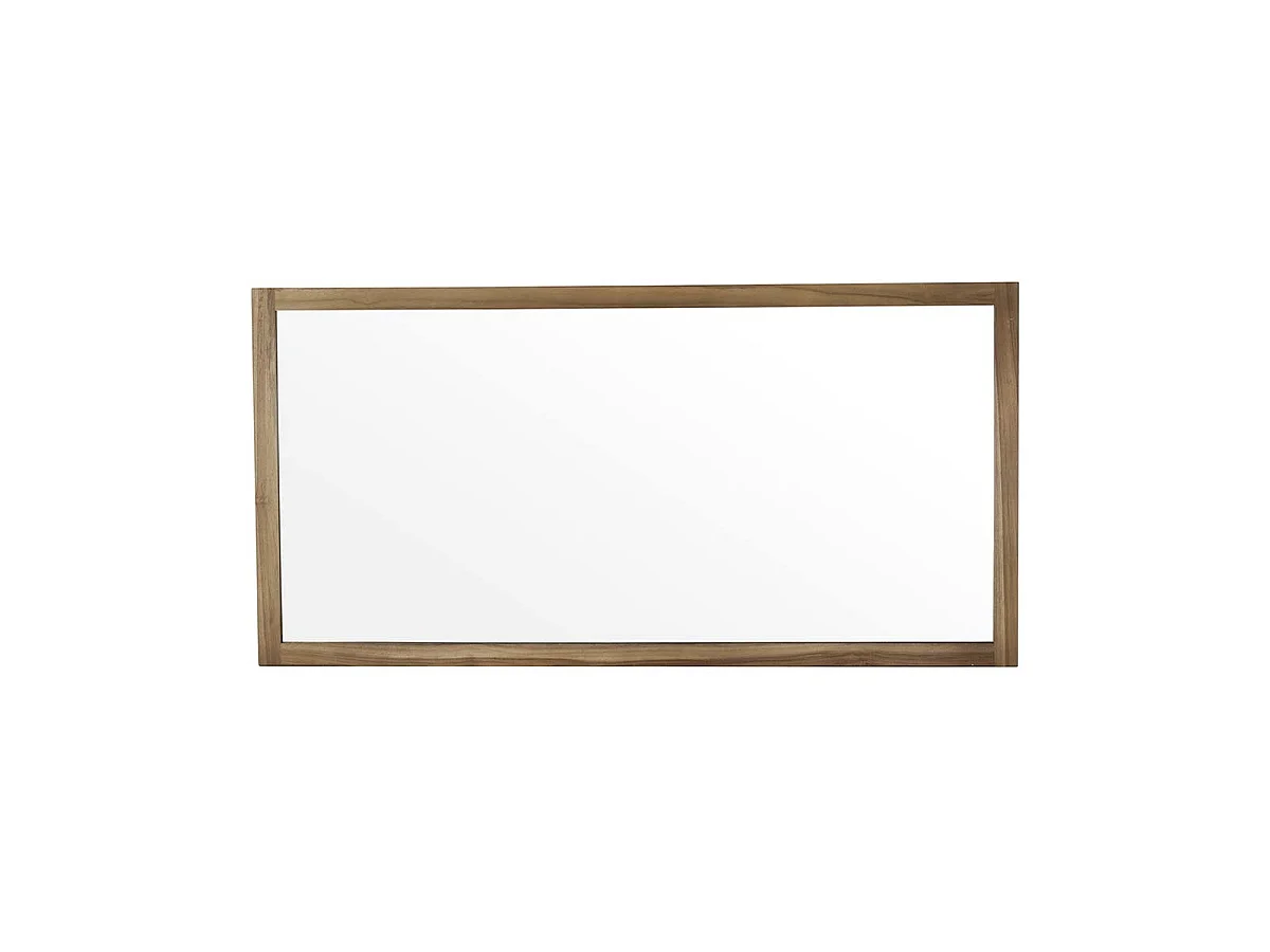 Specchio rettangolare in teak massello 160x80 cm