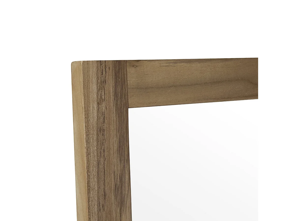 Specchio rettangolare in teak massello 160x80 cm