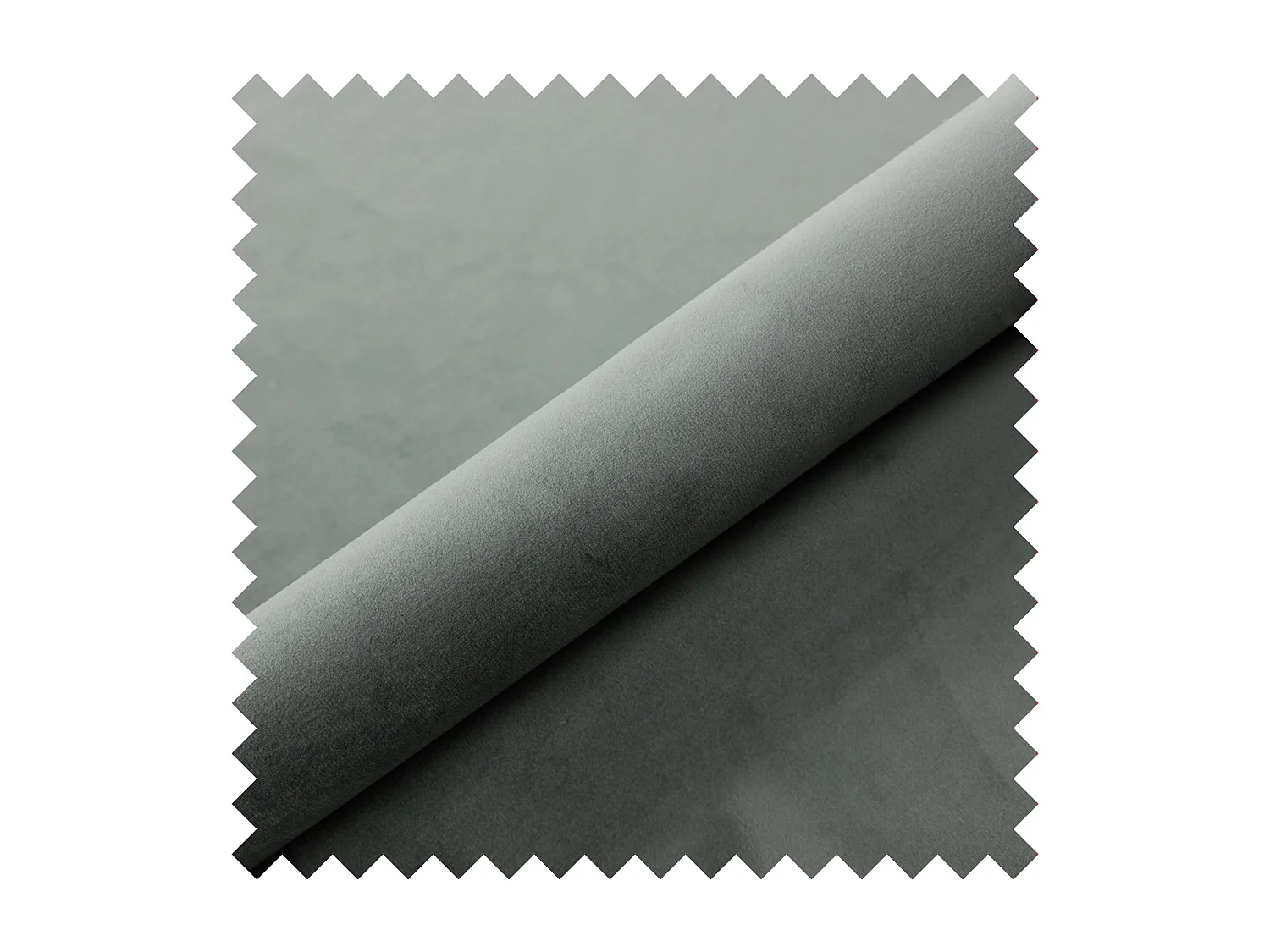 Tweepersoonsbed gestoffeerd - 180x200 cm - in grijs fluweel - LUCERA
