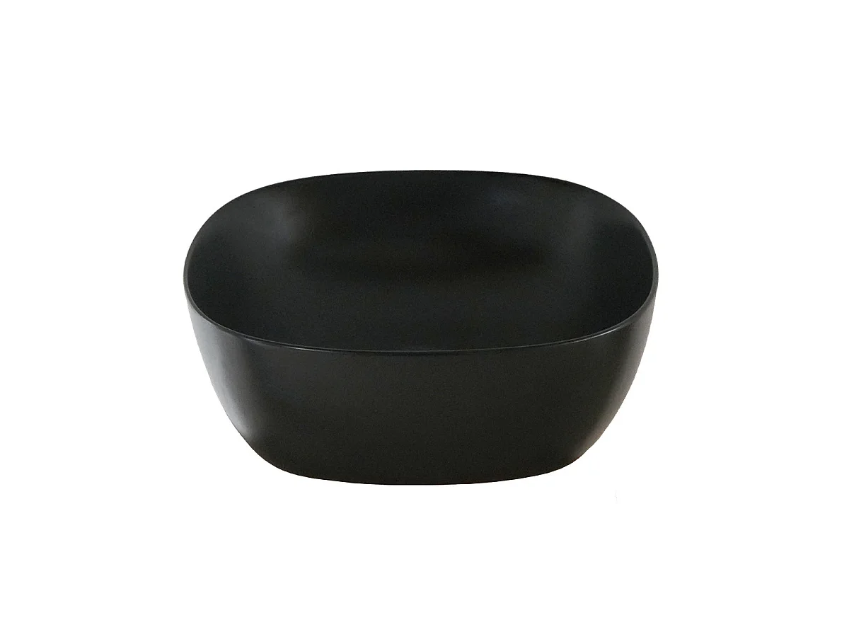 Vasque en céramique noire 41 cm