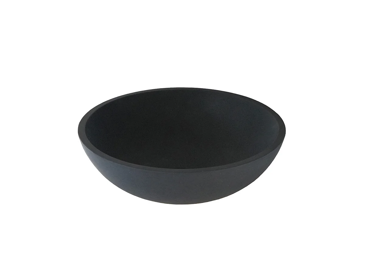 Lavabo de hormigón gris Ø37 cm