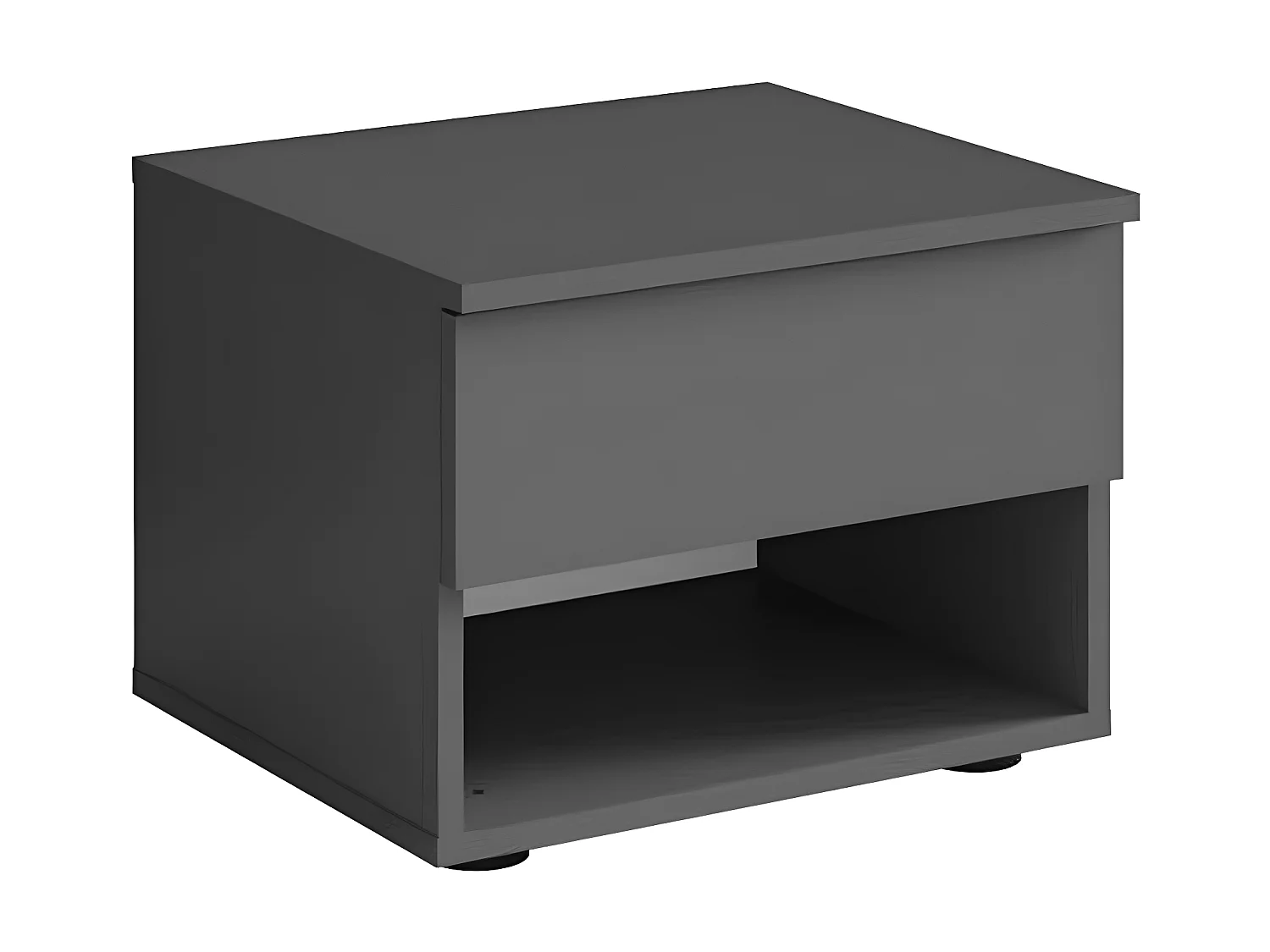 NACHTKONSOLE Fino graphit 45 / 35 / 35cm (2er-Set)