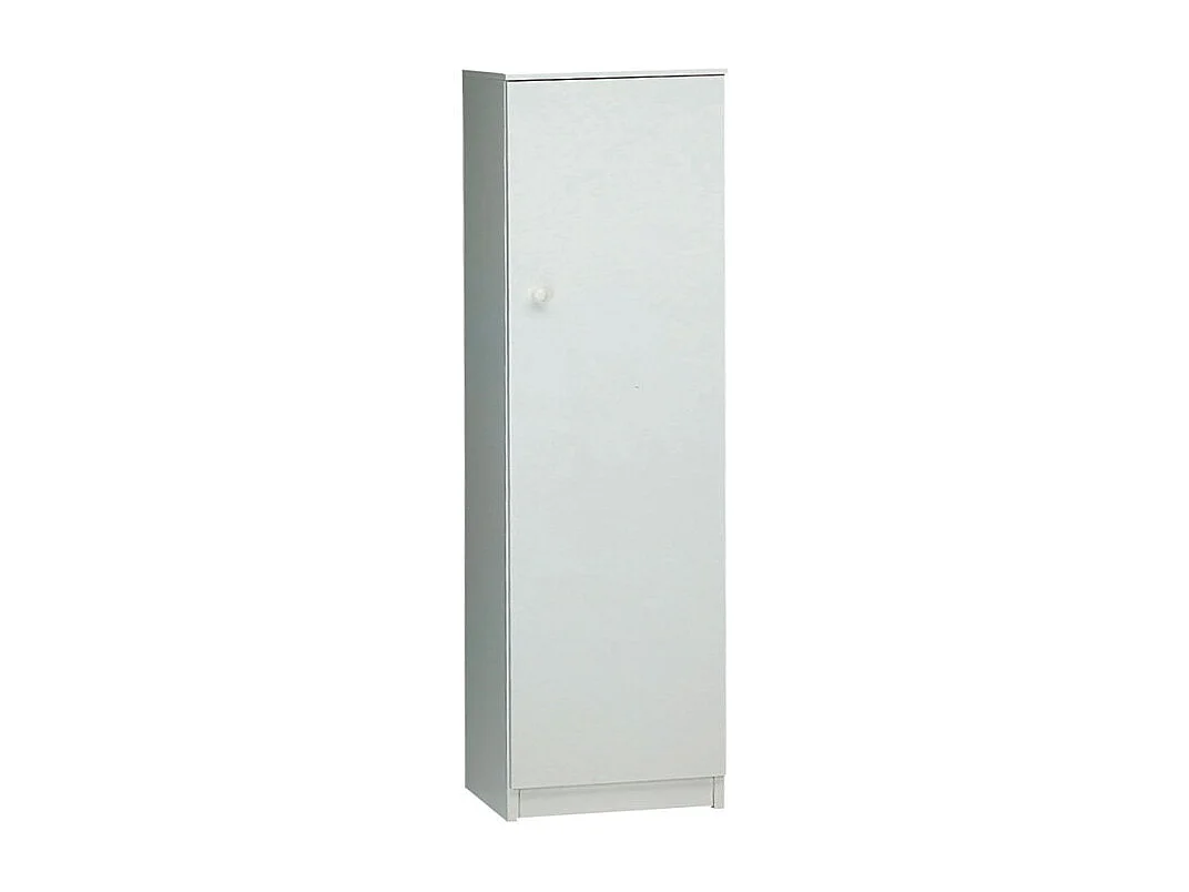 Mueble columna multiusos con puerta de 2 baldas Gander - Blanco