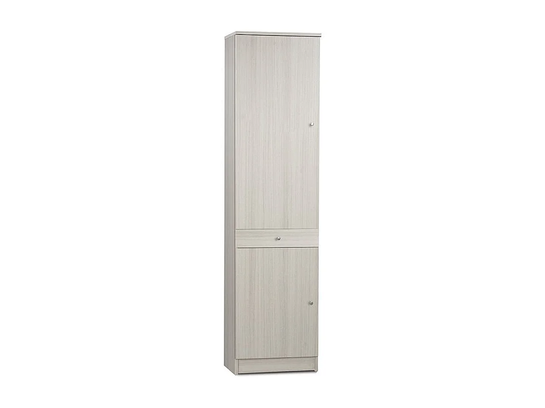 Mueble móvil multiusos columna 2 cajones puertas 3 baldas Half - Eucalipto