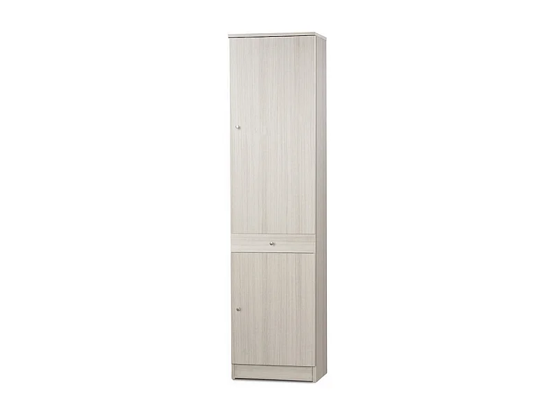 Mueble móvil multiusos columna 2 cajones puertas 3 baldas Half - Eucalipto