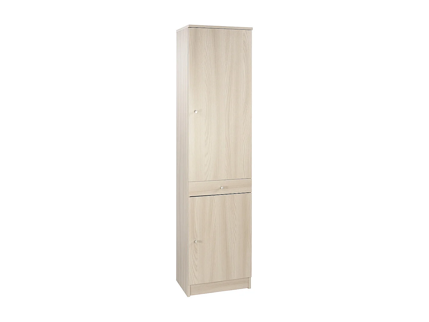 Mueble móvil multiusos columna 2 cajones puertas 3 baldas Half - Olmo