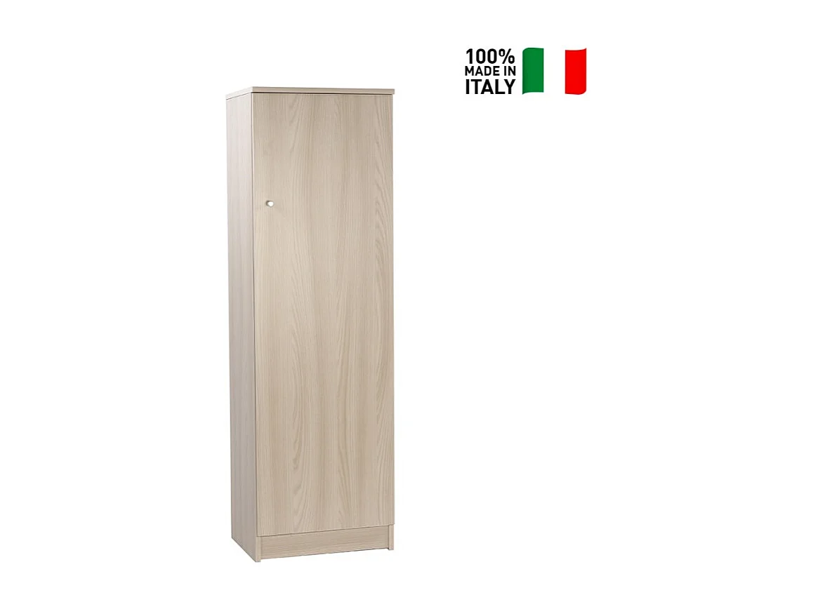 Mueble columna multiusos con puerta de 2 baldas Gander - Olmo