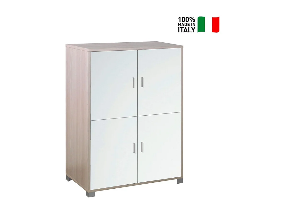 Sideboard Kommode 4 Türen Schrank modernes Wohnzimmer Maray