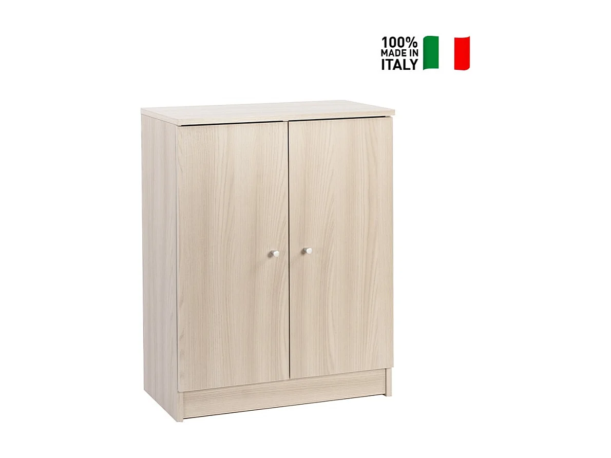 Mobile 2 ante kit l62 p34 h80 in truciolare nobilitato color eucalipto