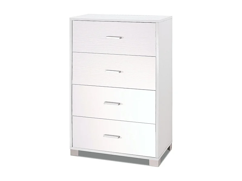 Moderne Kommode Büro Schlafzimmer 4 Schubladen Design Elita - Weiß
