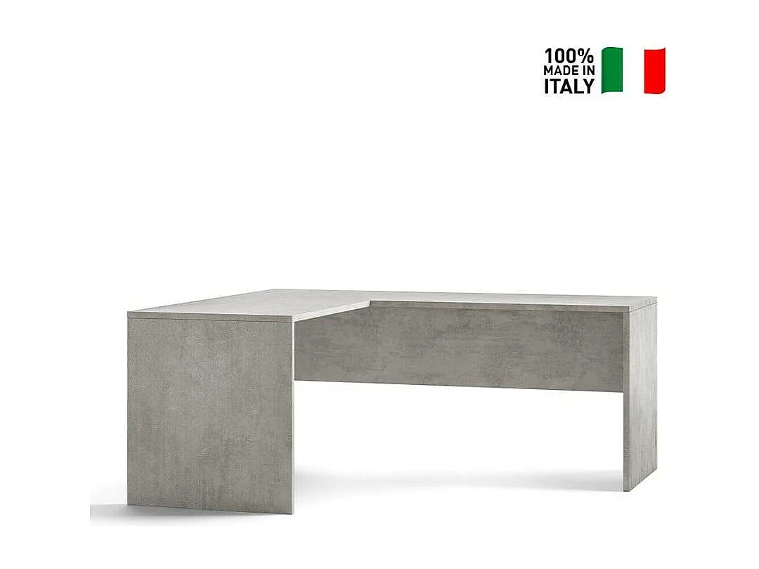 Bureau d'angle gauche 180x69 design moderne robuste PIORO