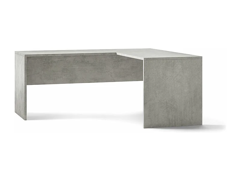 Escritorio de la esquina derecha oficina de estudio moderna Simply Extra DX - Gris