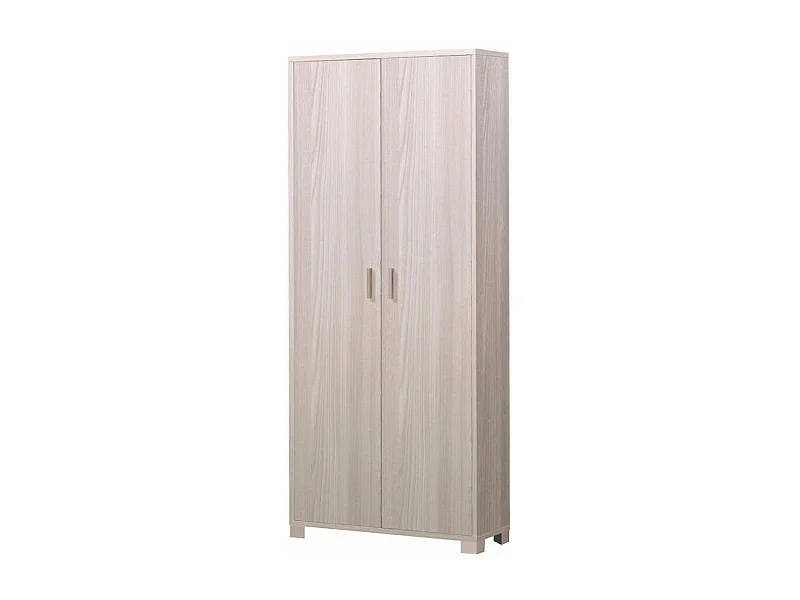 Mueble de almacenaje multiusos 2 puertas 8 baldas regulables Natte - Olmo