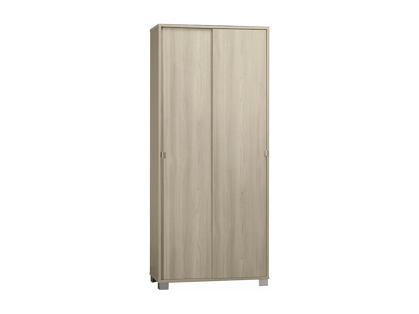 Armario Mueble multiusos 8 baldas 2 puertas correderas Paco - Olmo