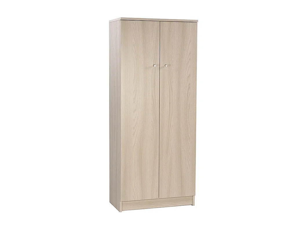 Mueble multiusos 2 puertas 3 baldas salón entrada Kadir - Olmo