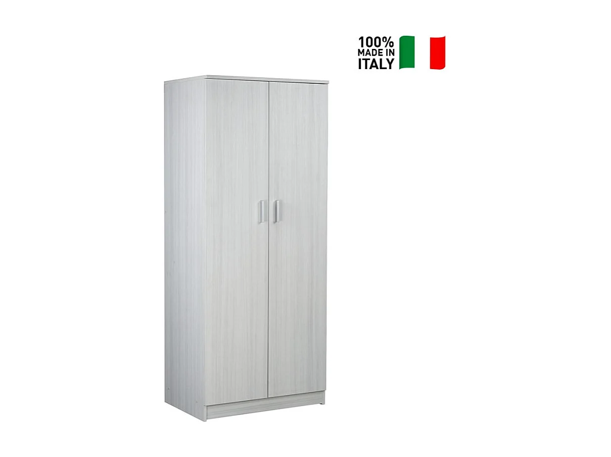 Armario ropero de 2 puertas de dormitorio moderno Even - Eucalipto