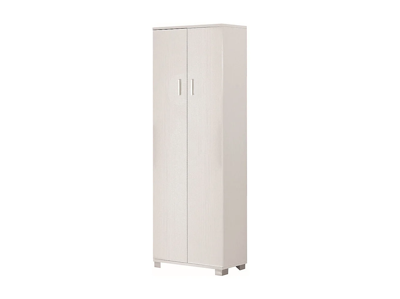 Mueble multiuso entrada salón 2 puertas 4 baldas Argus - Blanco