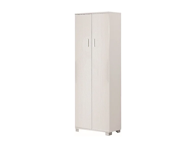 Mueble multiuso entrada salón 2 puertas 4 baldas Argus - Blanco