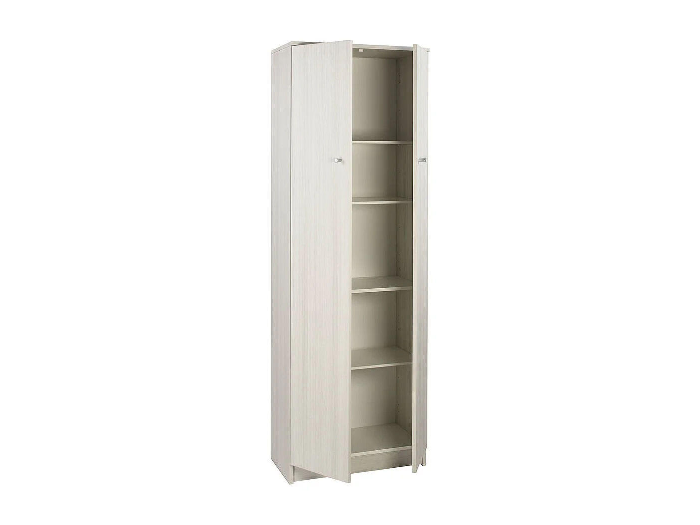 Mueble entrada multiusos 2 puertas 4 baldas salón armario Mainz - Olmo