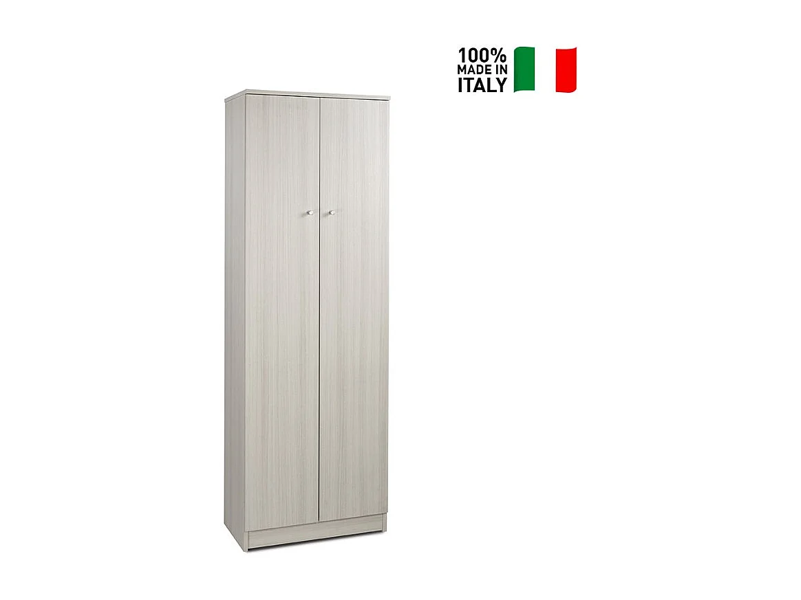 Mueble entrada multiusos 2 puertas 4 baldas salón armario Mainz - Olmo