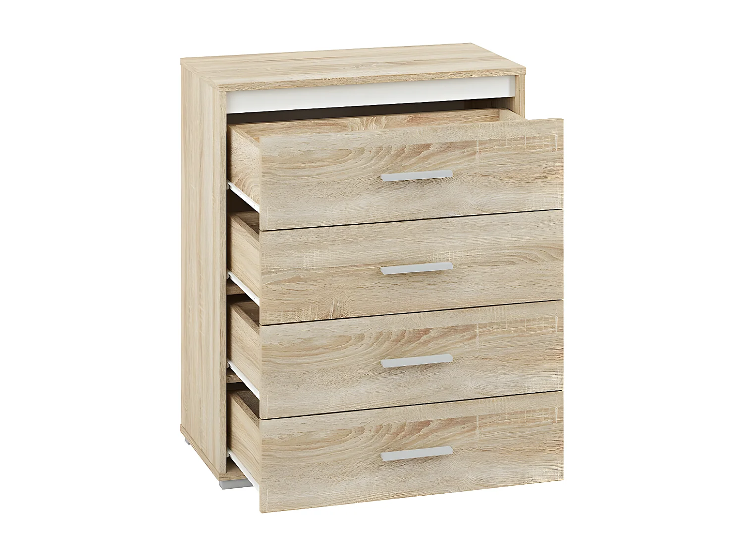 KOMMODE Avo Sonoma Eiche, Absetzung austauschbar 69 / 34 / 85cm