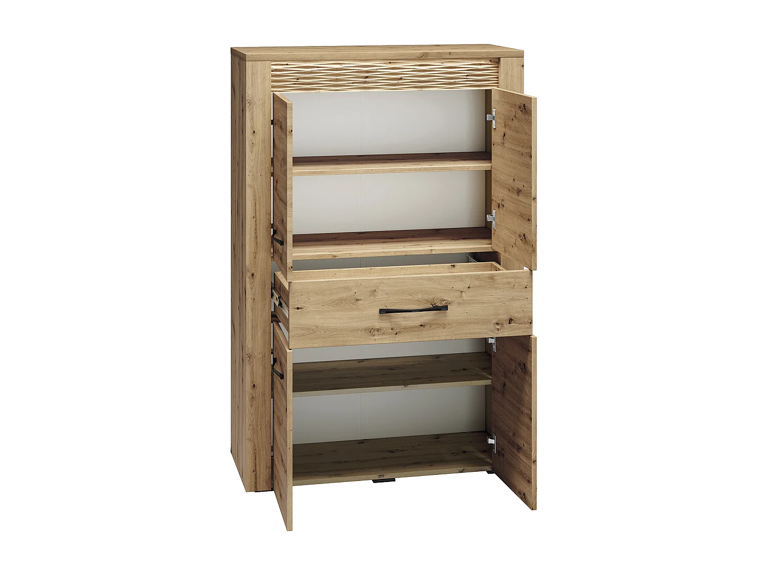 HIGHBOARD Artis Artisan Eiche 92 / 40 / 140cm