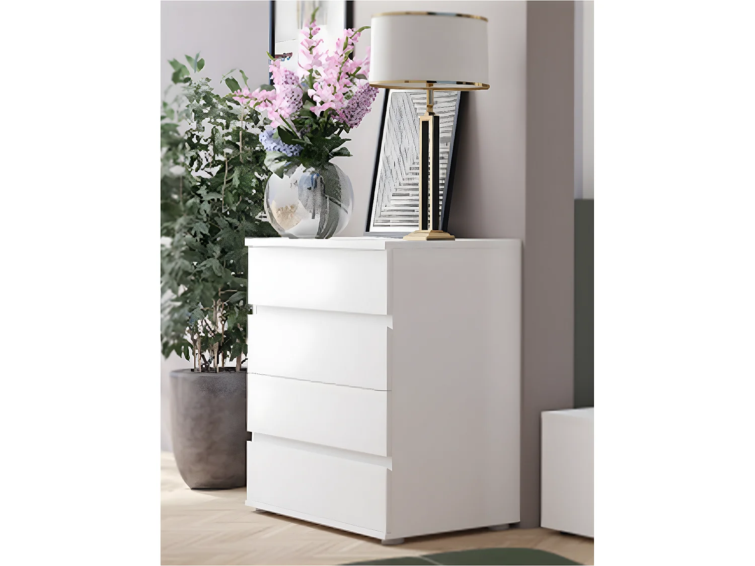 SCHUBLADENKOMMODE Fino weiß 91,5 / 42 / 85cm