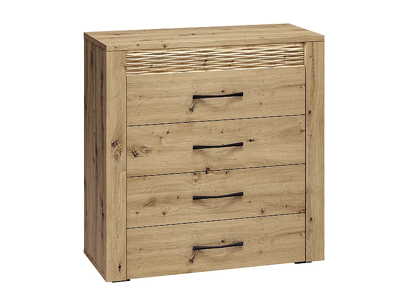 KOMMODE Artis Artisan Eiche, 92 / 40 / 94cm