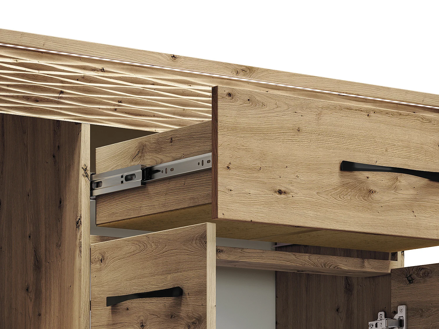 SIDEBOARD Artis Artisan Eiche, 165 / 40 / 94cm