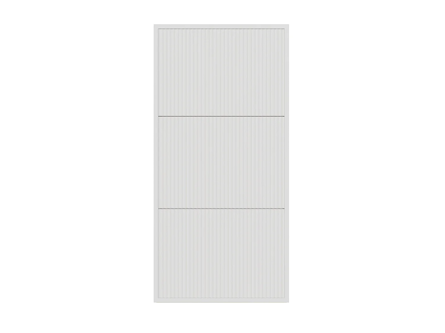 Meuble à chaussures suspendu - blanc - 50x30x125 cm - VELDIO