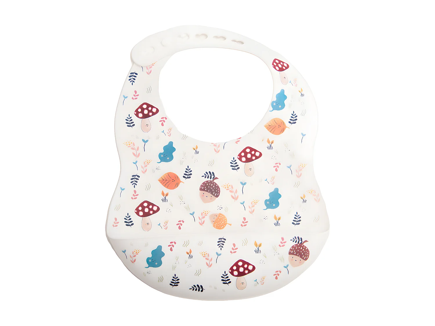 Lot de 2 bavoirs champignons safran