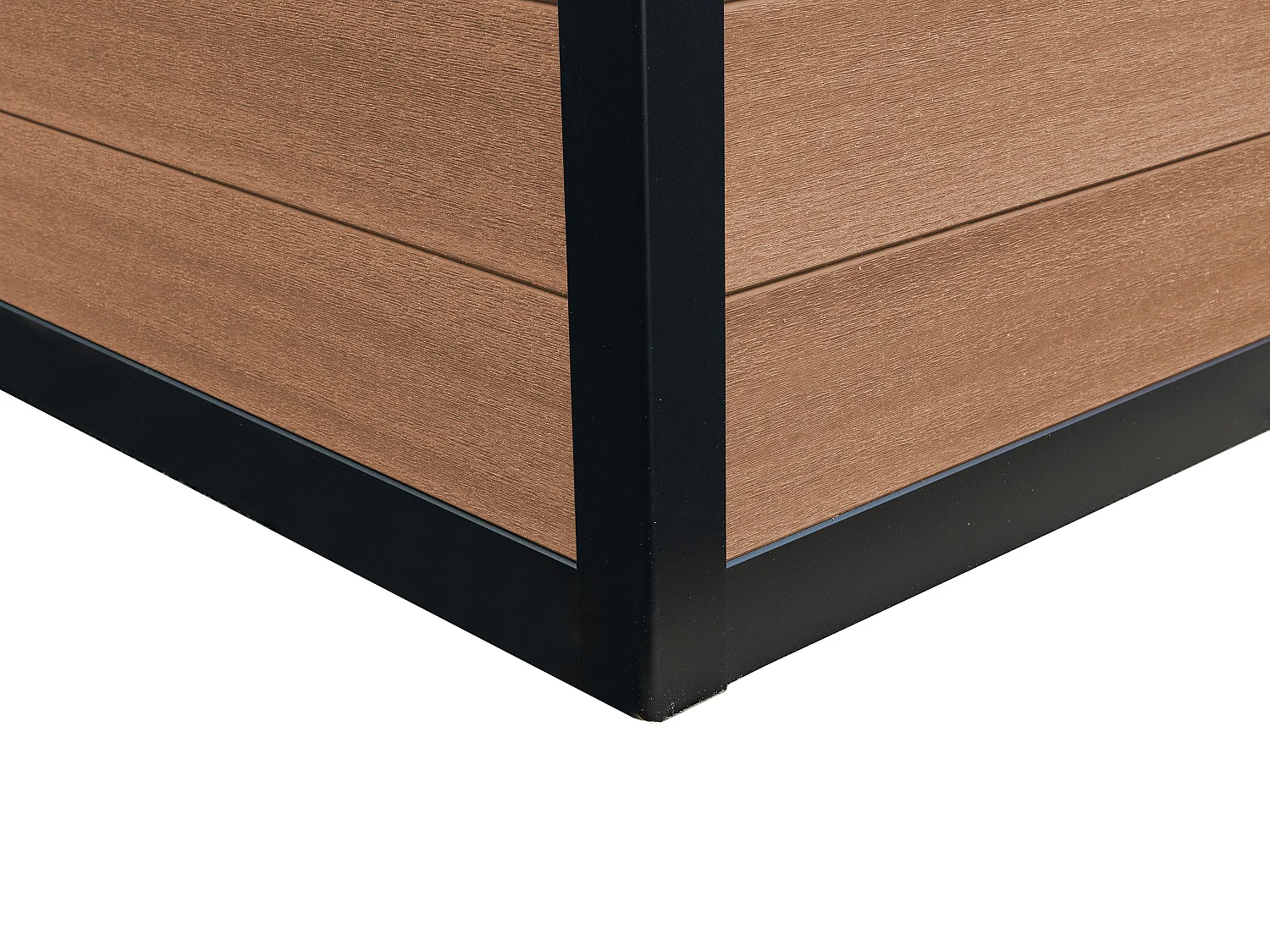 Gartenhaus - Holzverbund Stärke 28 mm - Holzfarben dunkel - 10,43 m² - HAZELTON