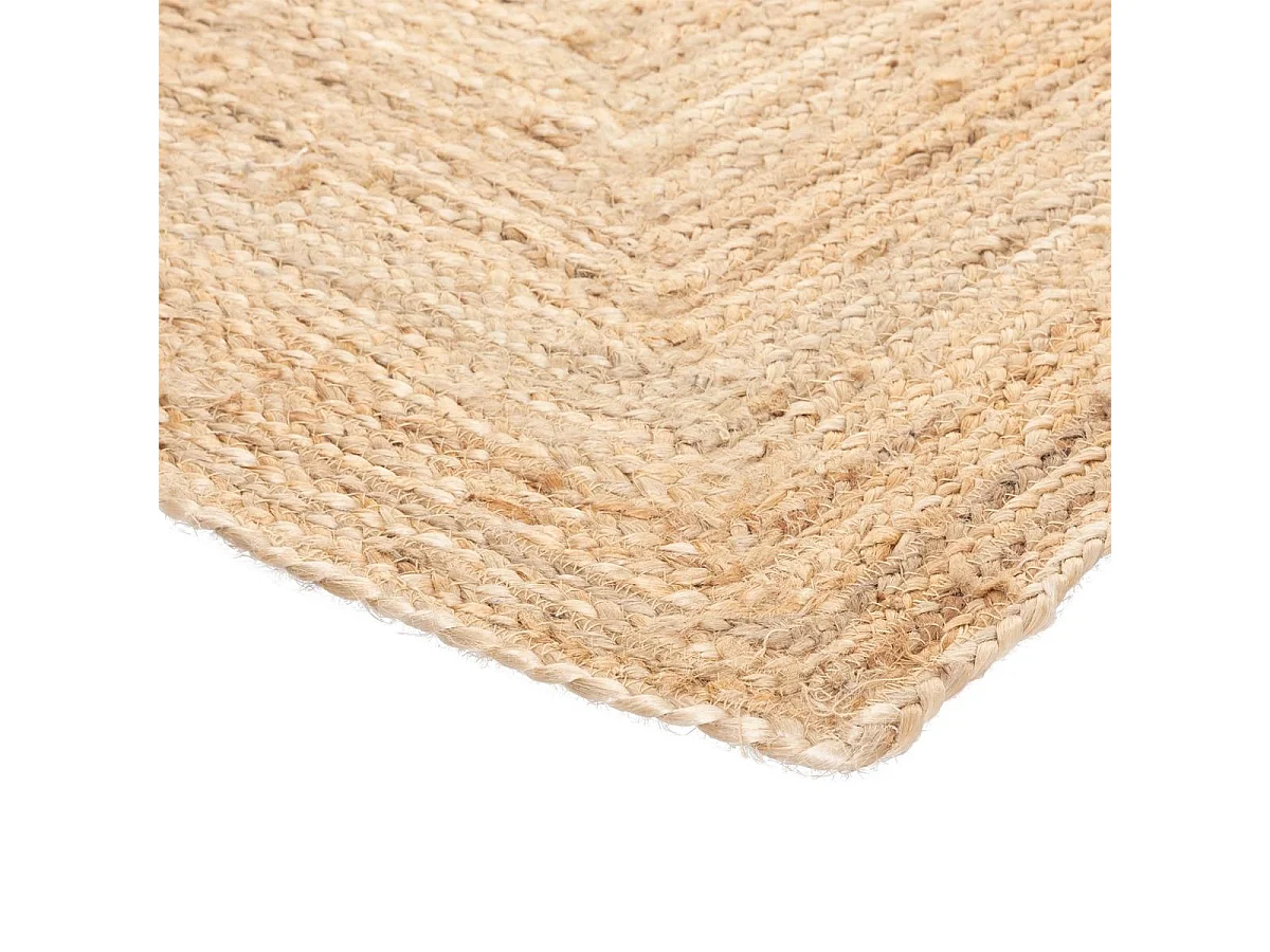 Tapis en Jute "Végétale" 160x230cm Naturel