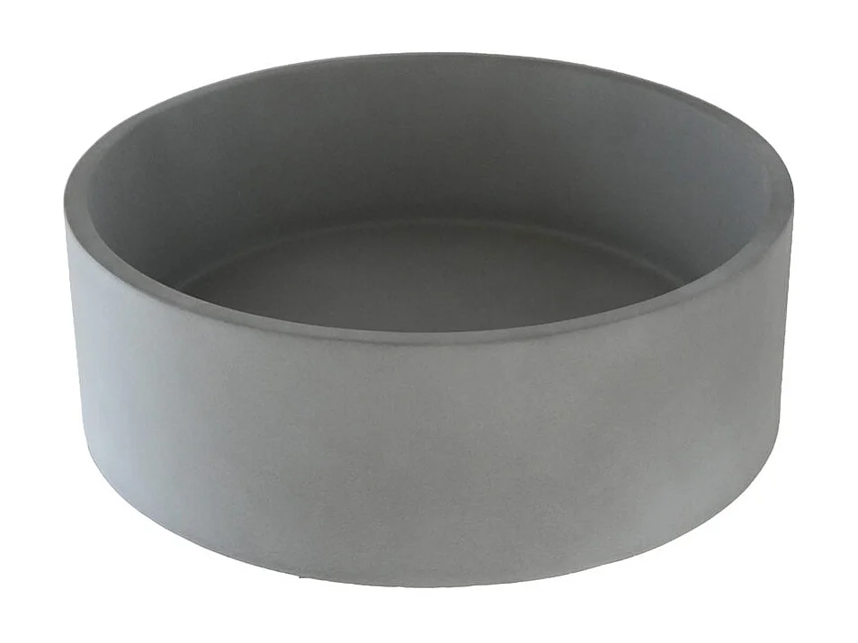 Vasque à poser en béton gris 37 cm
