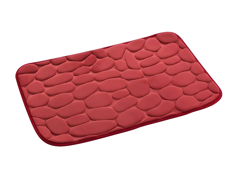 Tapis de Bain "Ricochet" 40x60cm Framboise