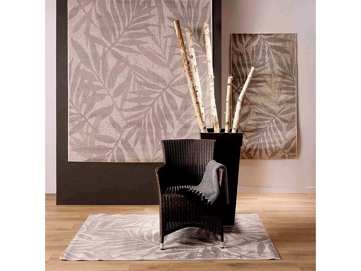 Tapis Tissé Déco "Palmyre" 80x150cm Naturel