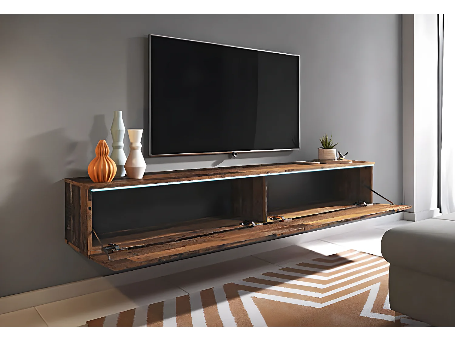 LOWBOARD D Old Wood 180 / 32 / 30 cm