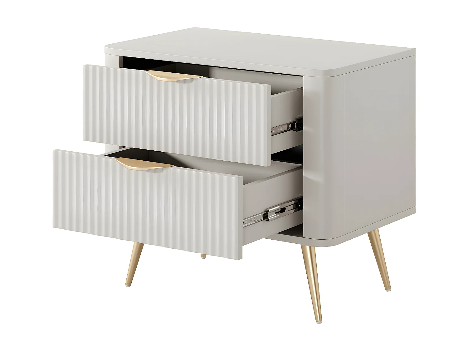 SCHLAFZIMMER-SET Lante beige 3-teilig ohne Lattenrahmen