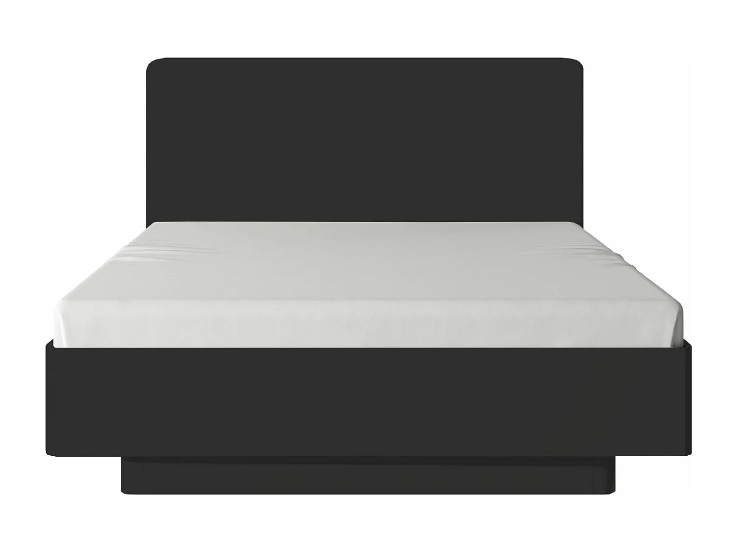 SCHLAFZIMMER-SET Lante schwarz 3-teilig ohne Lattenrahmen