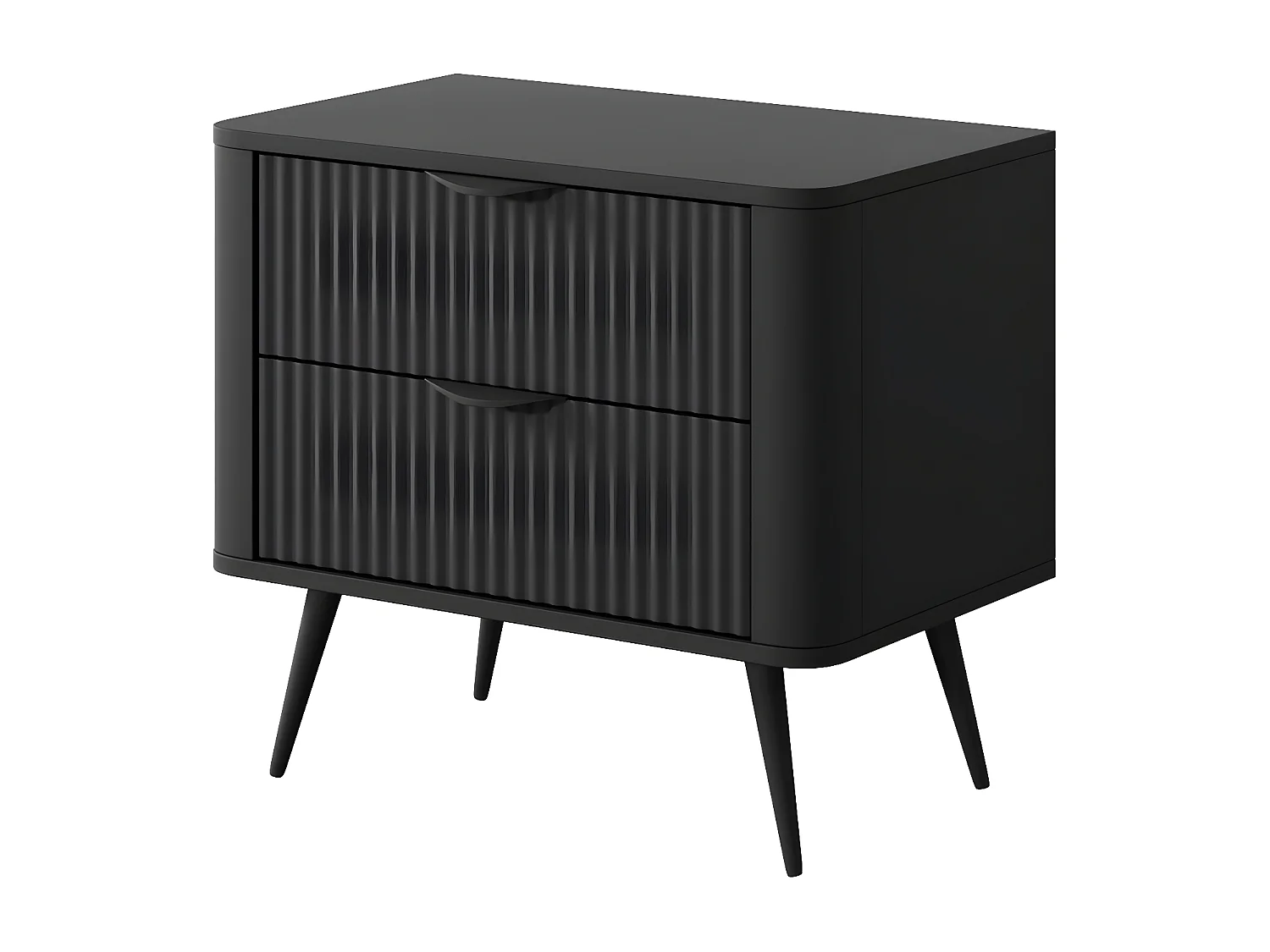 SCHLAFZIMMER-SET Lante schwarz 3-teilig ohne Lattenrahmen