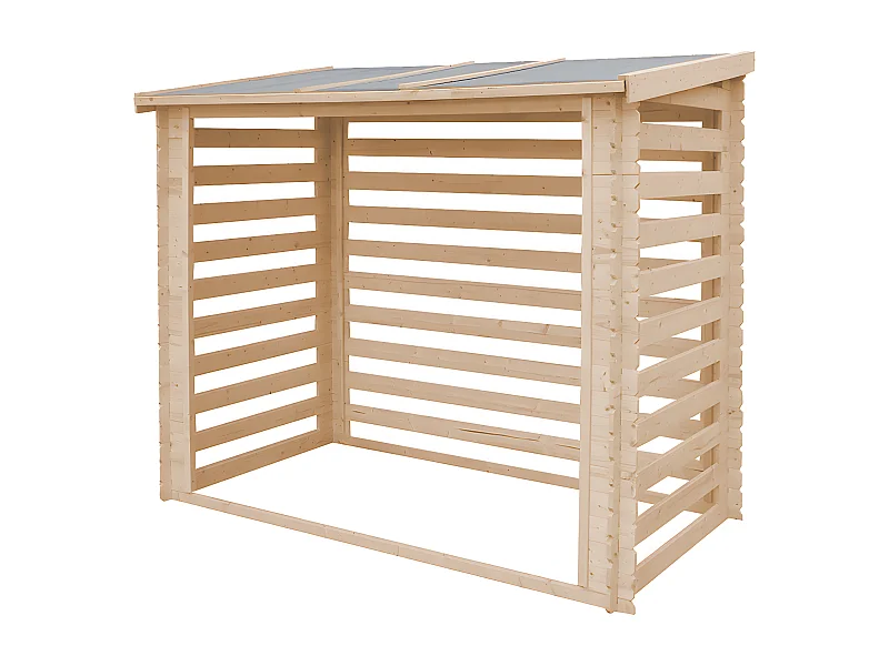Caseta de leña - 146 x 232 cm/2.55 m² - TIMBELA M202
