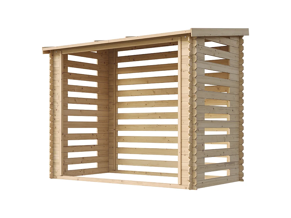 Cabana de madeira - l146xL232xH199 cm / 2.63 m² - M202