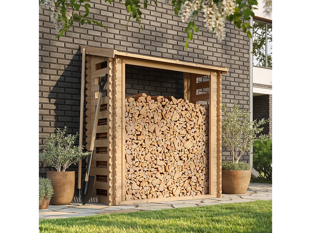 Armazém de lenha - l86xL184xH200 cm / 0.97 m² - M201