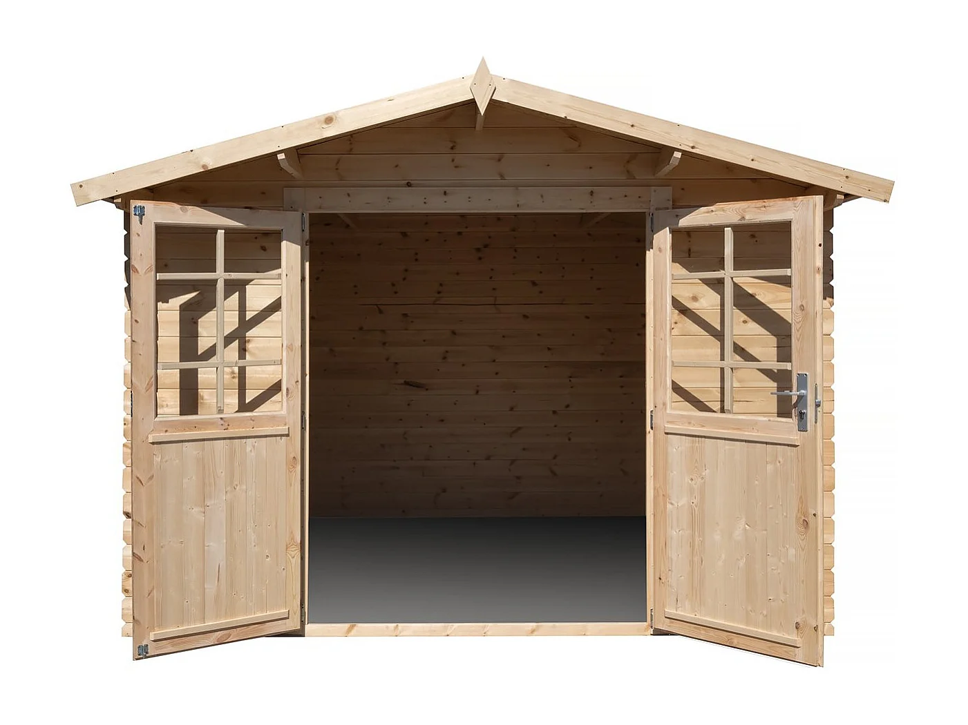 Tuinhuisje hout 9.4 m² "Lys" - 320 x 298 x 225 cm - 28 mm