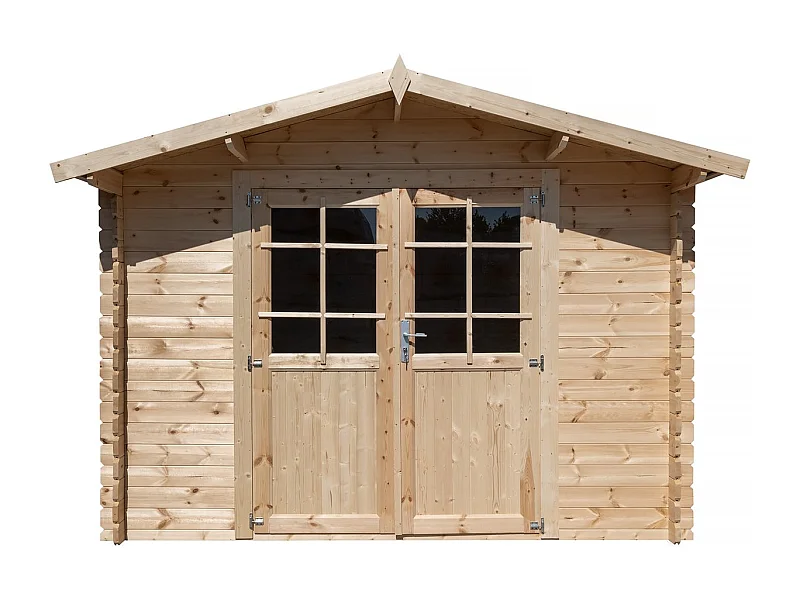 Tuinhuisje hout 9.4 m² "Lys" - 320 x 298 x 225 cm - 28 mm