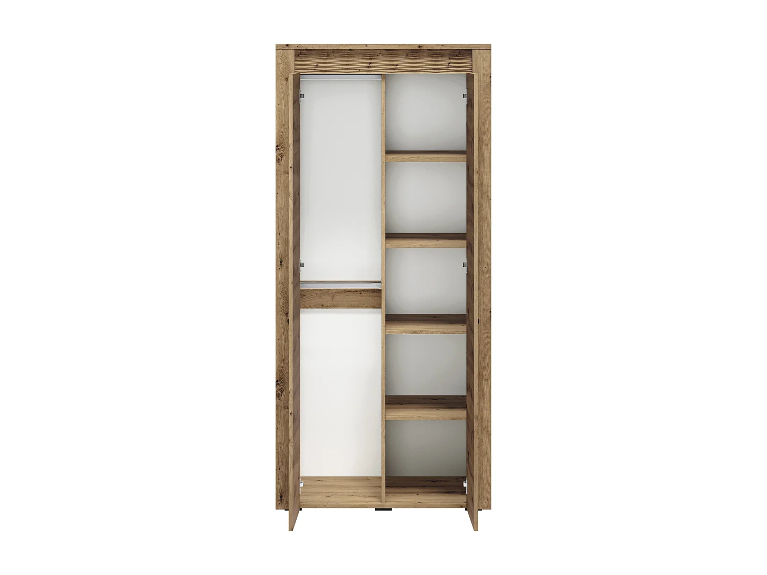 KLEIDERSCHRANK Artis Artisan Eiche 92 / 55 / 200cm