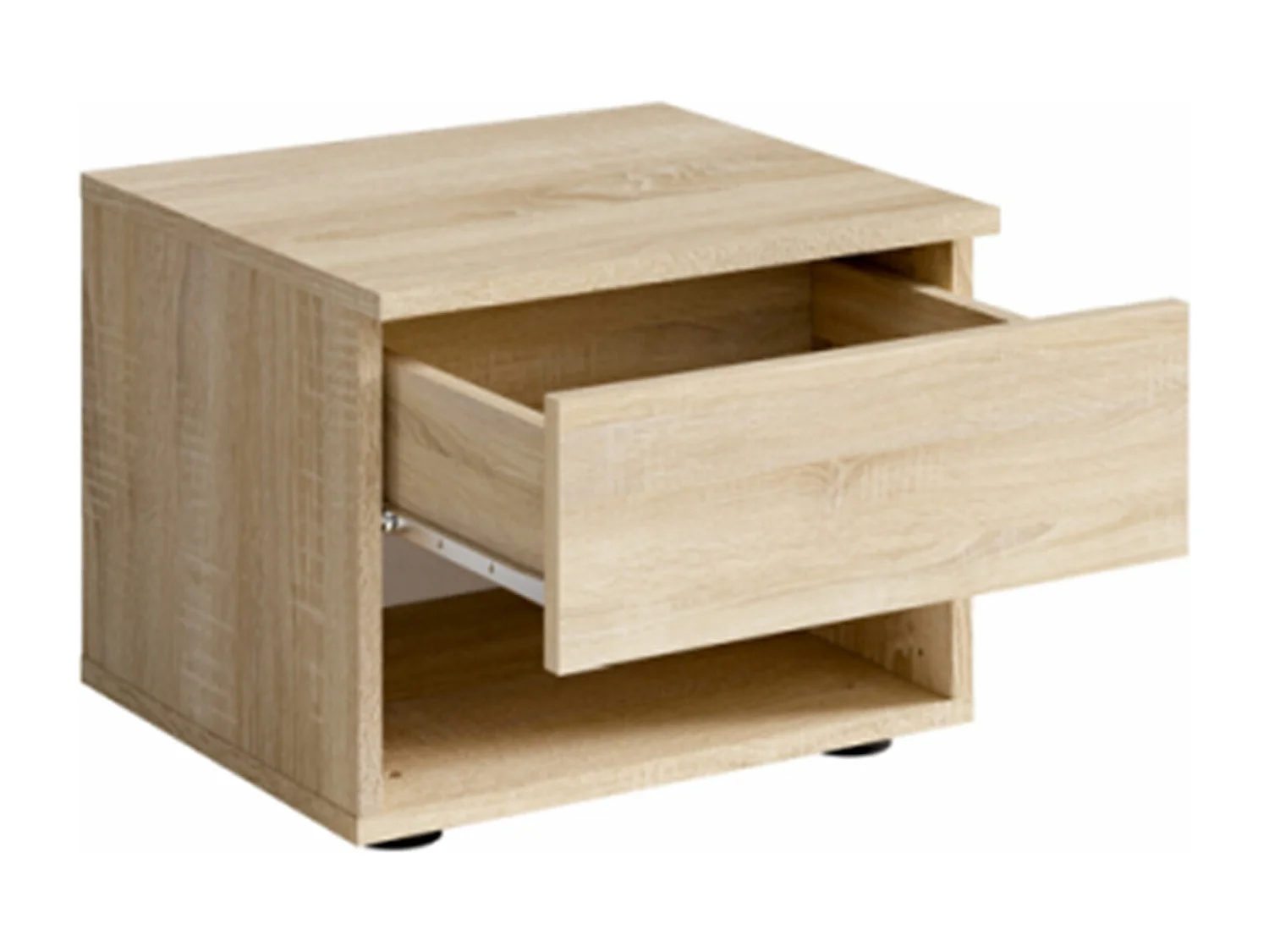 SCHLAFZIMMER-SET Fino mit Lattenrahmen sonoma eiche 3-teilig