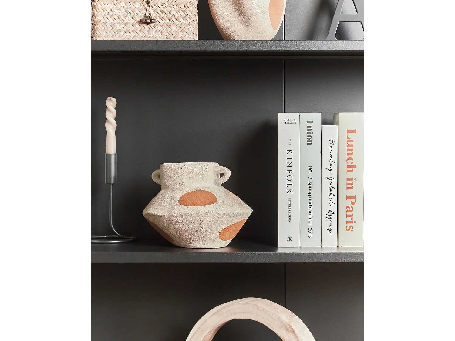 Wazon na kwiaty ALOSIDAE Kamionka 19 cm Jasnobeżowy